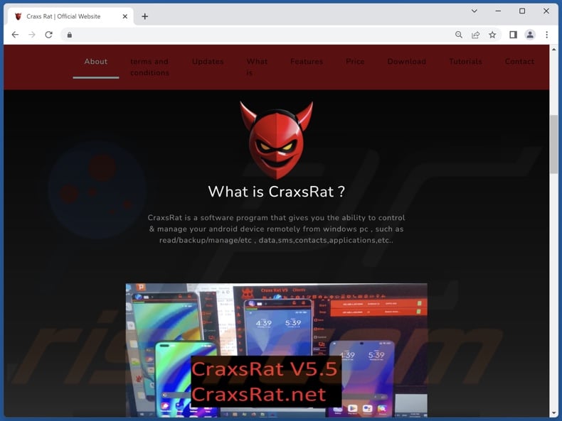 CraxsRAT malware gepromoot op het web