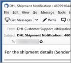 DHL Shipment Details Email oplichting