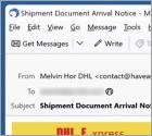 DHL Express - Incomplete Delivery Address Email oplichting