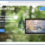 Website gebruikt om Drop Tab browser hijacker 1 te promoten