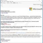 tech support scam die spam e-mail promoot