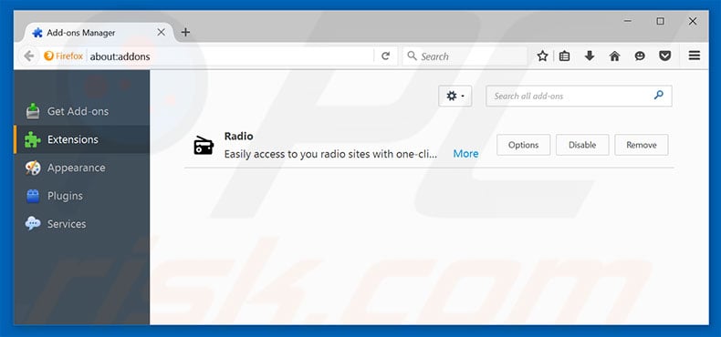 Verwijder de ad.dumedia.ru advertenties uit Mozilla Firefox stap 2