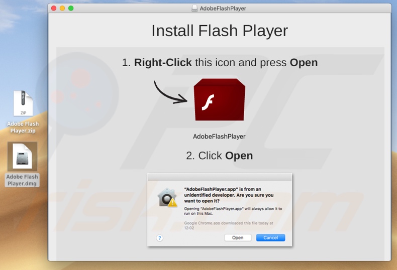 There is a new Codec Pack version-oplichting valse flash update installatie instructies