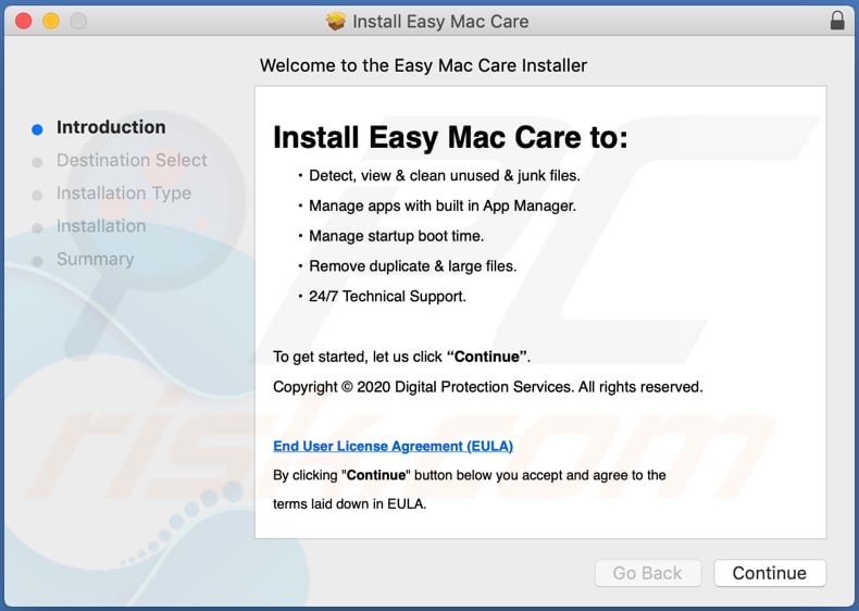 easy mac care installatie