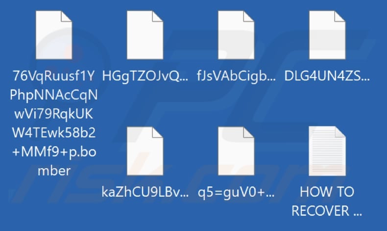 Bestanden versleuteld door Bomber ransomware (.bomber extensie)