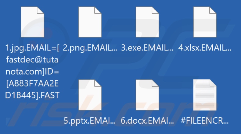 Bestanden versleuteld door FAST ransomware (.FAST extensie)