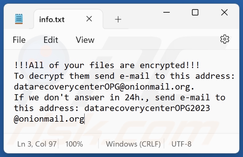 6y8dghklp ransomware tekstbestand (info.txt)