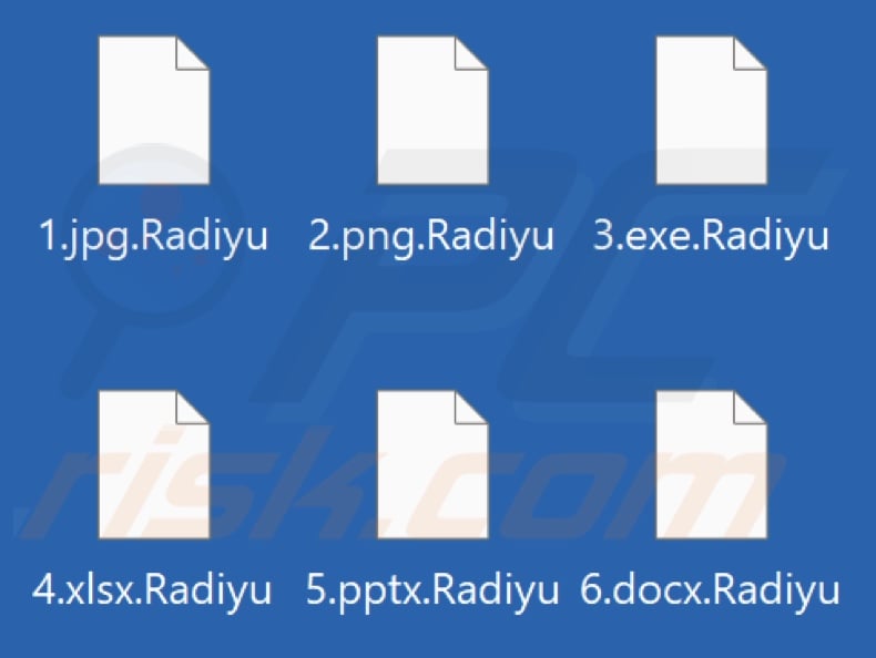 Bestanden versleuteld door Radiyu ransomware (.Radiyu extensie)