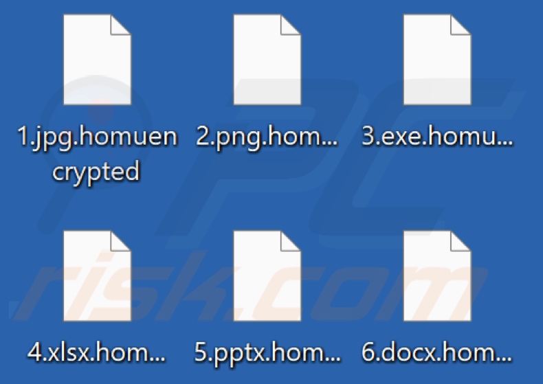 Bestanden versleuteld door HomuWitch ransomware (.homuencrypted extensie)