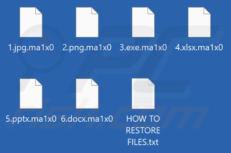 Bestanden versleuteld door Ma1x0 ransomware (.ma1x0 extensie)