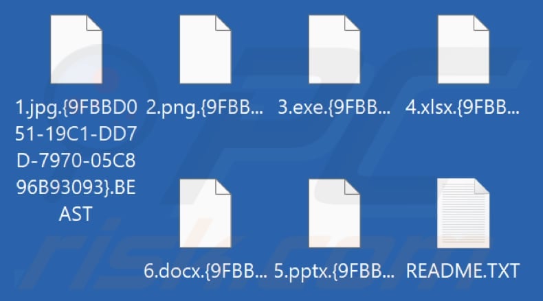 Bestanden versleuteld door Beast ransomware (.BEAST extensie)