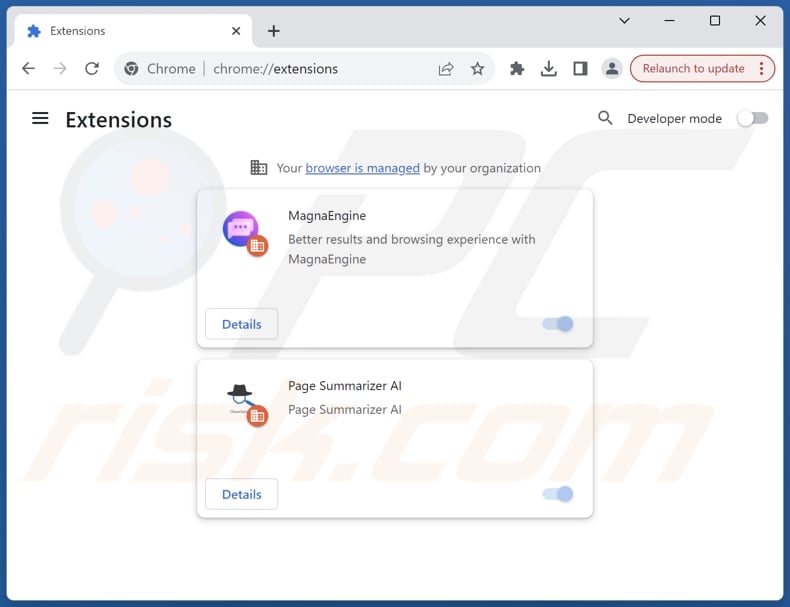 Robuustsearch.io gerelateerde Google Chrome-extensies verwijderen