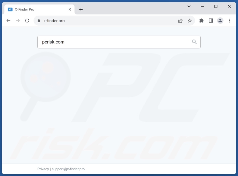 x-finder.pro browser hijacker