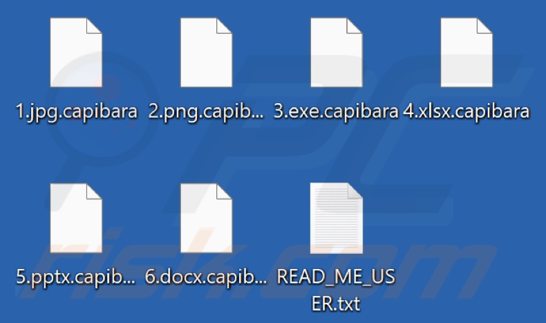 Bestanden versleuteld door Capibara ransomware (.capibara extensie)