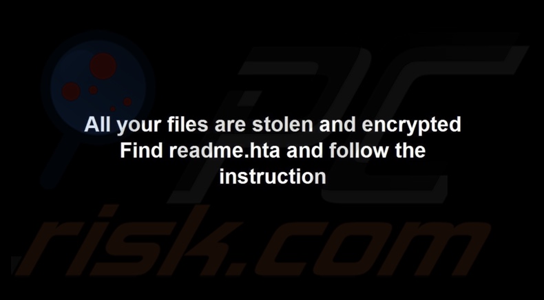 Sorcery ransomware behang