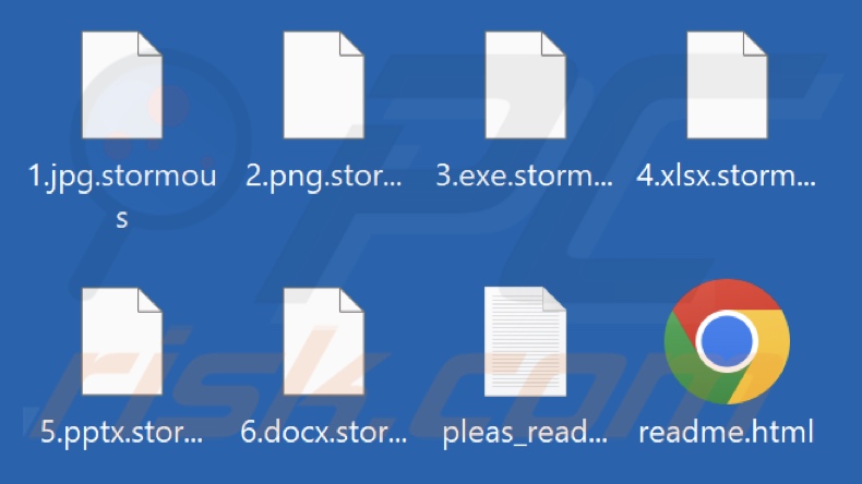 Bestanden versleuteld door StormCry (Stormous) ransomware (.stormous extensie)