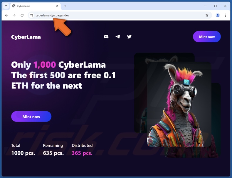 CyberLama Mint oplichterij