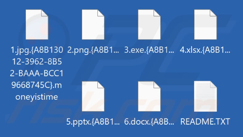 Bestanden versleuteld door MoneyIsTime ransomware (.moneyistime extensie)