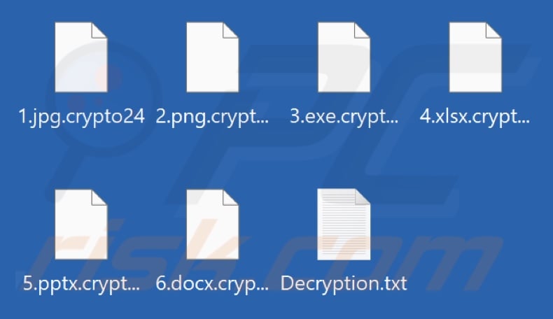 Bestanden versleuteld door Crypto24 ransomware (.crypto24 extensie)