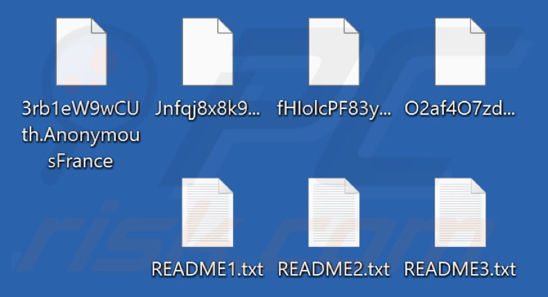 Bestanden versleuteld door Anonymous France ransomware (.AnonymousFrance extensie)