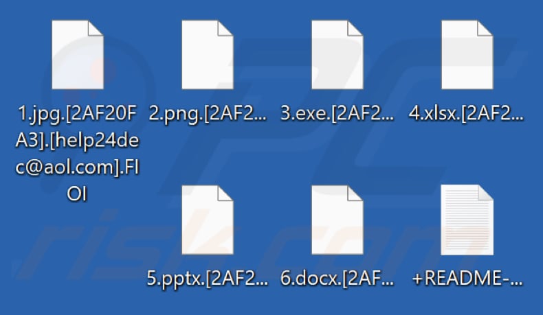 Bestanden versleuteld door FIOI ransomware (.FIOI extensie)