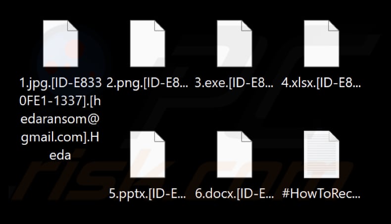 Bestanden versleuteld door Heda ransomware (.Heda extensie)