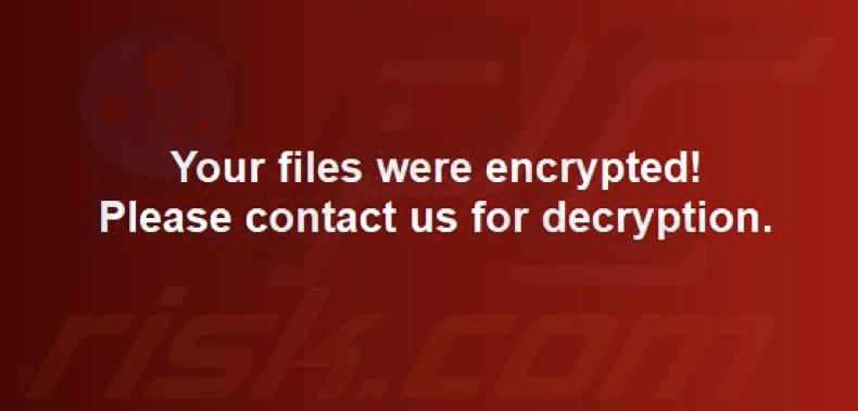 Scp ransomware behang