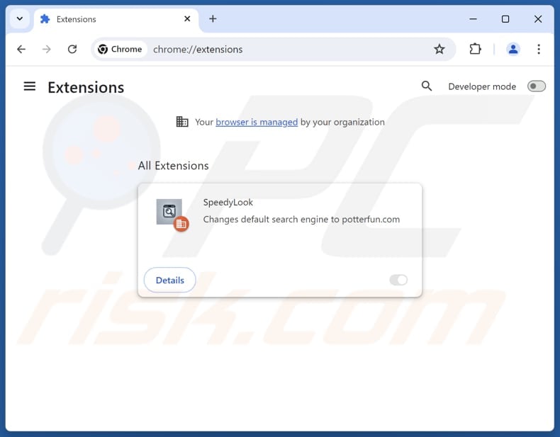 Aan guardflares.com gerelateerde Google Chrome-extensies verwijderen