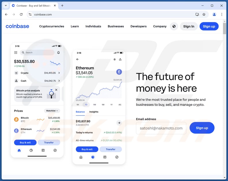 Coinbase - You Have 1 New Transaction Echte zwendelwebsite (coinbase.com)