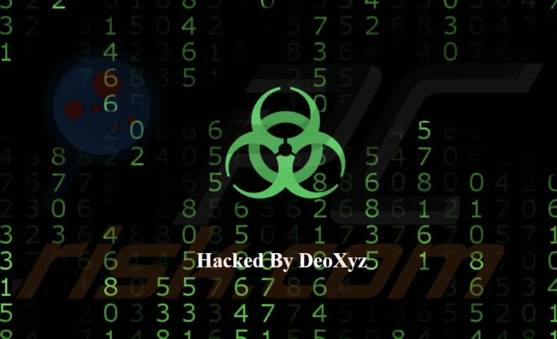 Deoxyz ransomware behang