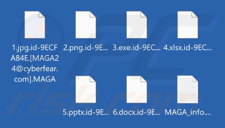 Bestanden versleuteld door MAGA ransomware (.MAGA extensie)