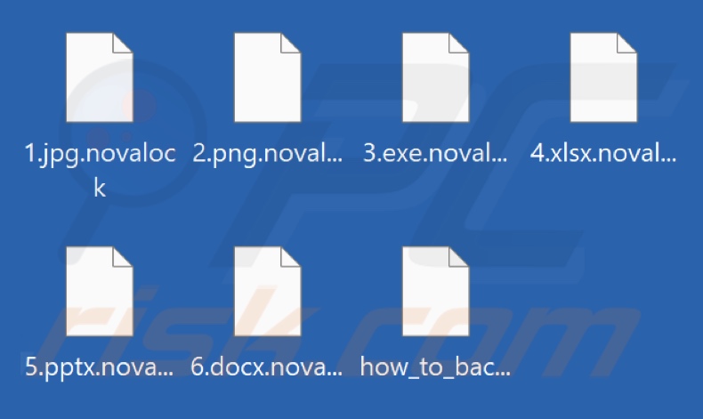 Bestanden versleuteld door Novalock ransomware (.novalock extensie)