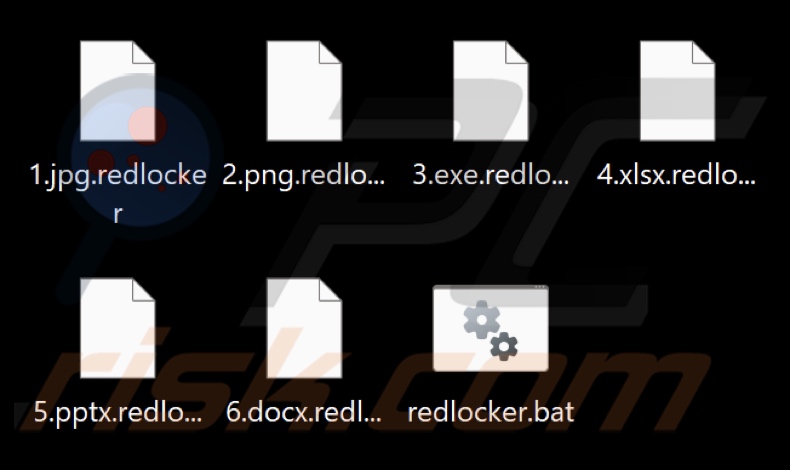 Bestanden versleuteld door RedLocker ransomware (.redlocker extensie)