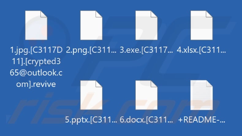 Bestanden versleuteld door Revive ransomware (.revive extensie)