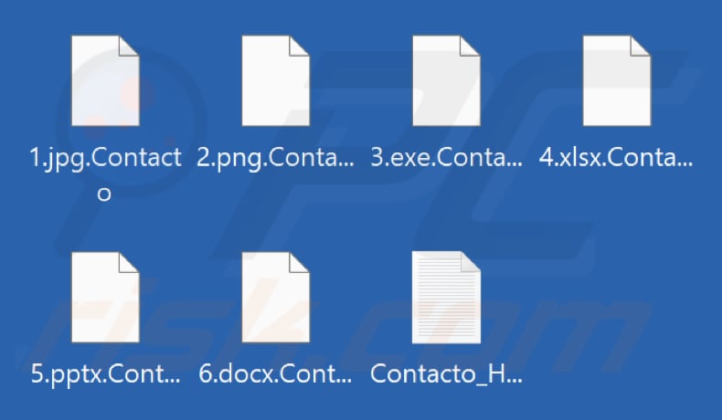 Bestanden versleuteld door Contacto ransomware (.Contacto extensie)