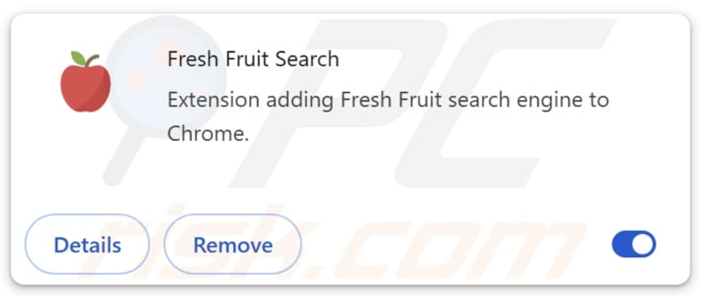 freshfruittab.com browser hijacker