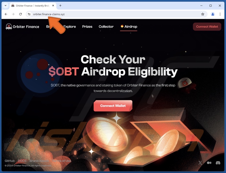 $OBT Airdrop oplichterij