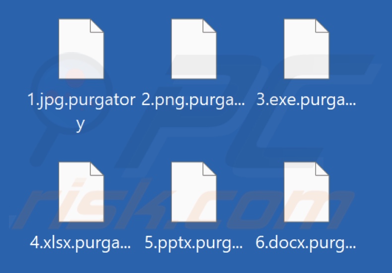 Bestanden versleuteld door Purgatory ransomware (.purgatory extensie)