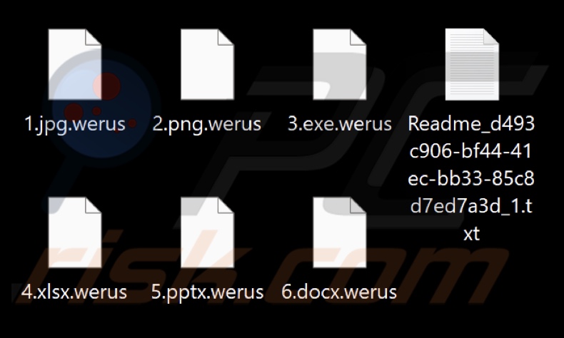 Bestanden versleuteld door WeRus ransomware (.werus extensie)