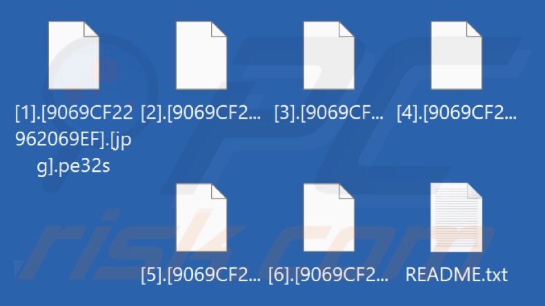 Bestanden versleuteld door Pe32s ransomware (.pe32s extensie)