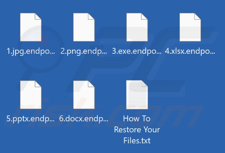 Bestanden versleuteld door EndPoint ransomware (.endpoint extensie)
