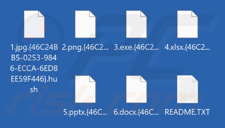 Bestanden versleuteld door Hush ransomware (.hush extensie)