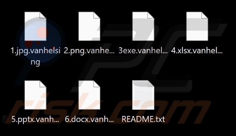 Bestanden versleuteld door VanHelsing ransomware (.vanhelsing extensie)