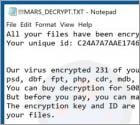 De MARS ransomware