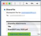 Oplichting via een SharePoint e-mail