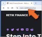 Retik Finance Giveaway Oplichting