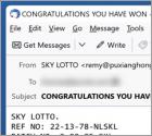 SKY LOTTO Email Oplichting