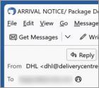 DHL - Notice For Failed Package Delivery Email Oplichting