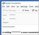 Oplichting via e-mail "Is Visiting A More Convenient Way To Reach"