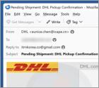 Oplichting via e-mail DHL Pickup Confirmation